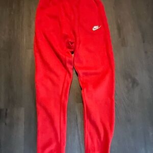 Nike Kids Bright Red Sweatpants